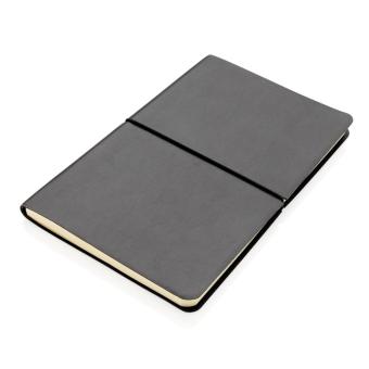 XD Collection Modern deluxe softcover A5 notebook Black