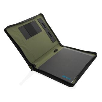 XD Collection Impact Aware™ deluxe 300D tech portfolio with zipper Green