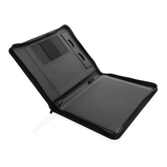 XD Collection RCS rPU deluxe tech portfolio with zipper Black