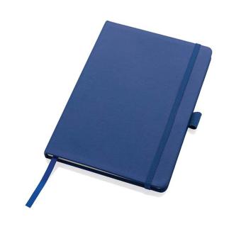 XD Collection Sam A5 Notizbuch aus RCS zertifiziertem Lederfaserstoff Königsblau