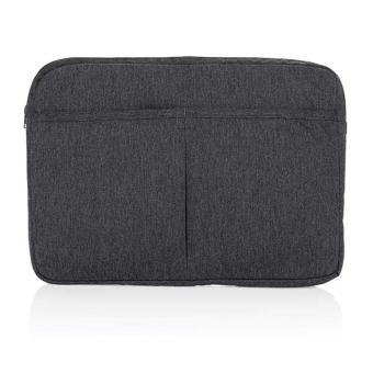XD Collection Laluka AWARE™ recycled cotton 15.6 inch laptop sleeve Anthracite
