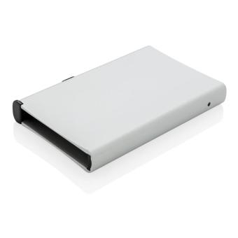 XD Collection Aluminium RFID Kartenhalter Silber