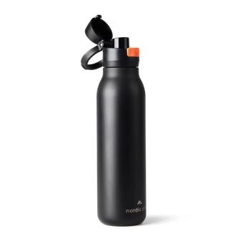 Nordic Drift Trail einwandige RCS Wasserflasche 750ml Schwarz