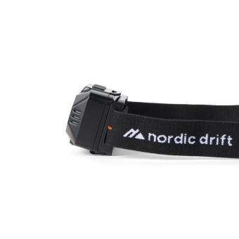 Nordic Drift Everest high performance dual battery headtorch Black
