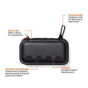 Nordic Drift GRS Aero active towel Black