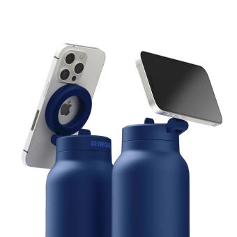 RINGO Pro MagSafe® Waterbottle w Magnetic Booster Ring 710ML Aztec blue