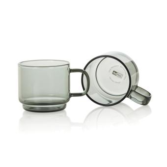 AdHoc Impact Espressotassen 70ml, 2er-Set Transparent