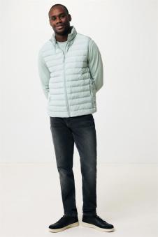 IQONIQ Meru men recycled polyester bodywarmer, iceberg green Iceberg green | L