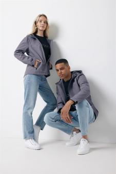 IQONIQ Makalu Damen Softshelljacke aus recyceltem Polyester, Vulkangrau meliert Vulkangrau meliert | XXS