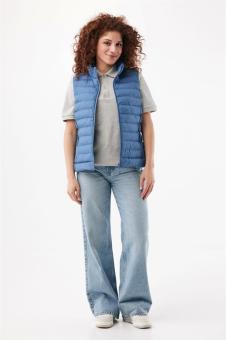 IQONIQ Meru women recycled polyester bodywarmer, moonlight blue Moonlight blue | XXS
