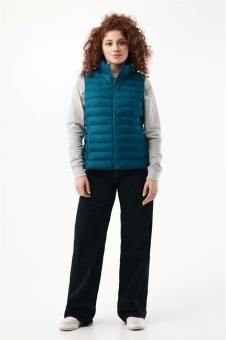 IQONIQ Meru women recycled polyester bodywarmer, teal Teal | XS