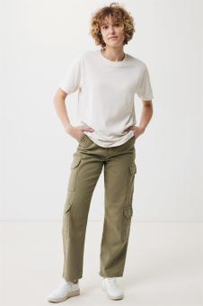 IQONIQ Kakadu relaxed recycled cotton t-shirt, ivory white, pebble gray Ivory white, pebble gray | XXS