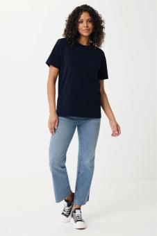 IQONIQ Kakadu relaxed recycled cotton t-shirt, navy Navy | XS
