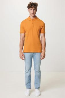 IQONIQ Yosemite Piqué-Poloshirt aus recycelter Baumwolle, Sonnenuhr Orange Sonnenuhr Orange | 3XL