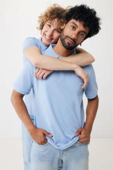 IQONIQ Yosemite recycled cotton pique polo, skyblue Skyblue | 3XL