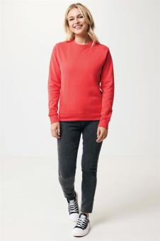 IQONIQ Zion Rundhals-Sweater aus recycelter Baumwolle, Üppiges Rot Üppiges Rot | XXS
