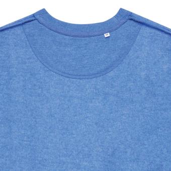 Iqoniq Denali recycled cotton crew neck undyed, heather blue Heather blue | XS