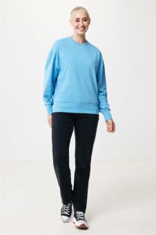 IQONIQ Kruger Relax-Rundhals-Sweater aus recycelt. Baumwolle, Ruhiges Blau Ruhiges Blau | XXS