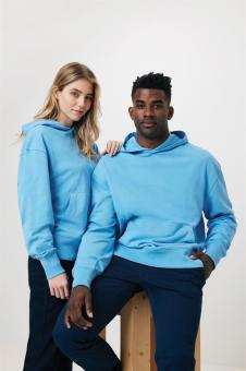 IQONIQ Yoho recycled cotton relaxed hoodie, tranquil blue Tranquil blue | XXS