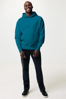 IQONIQ Yoho Relax-Hoodie aus recycelter Baumwolle, petrol Petrol | S