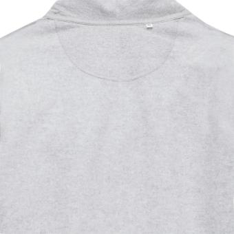 Iqoniq Abisko recycled cotton zip through hoodie, heather grey Heather grey | XS