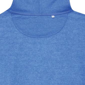 Iqoniq Abisko recycled cotton zip through hoodie, heather blue Heather blue | XS