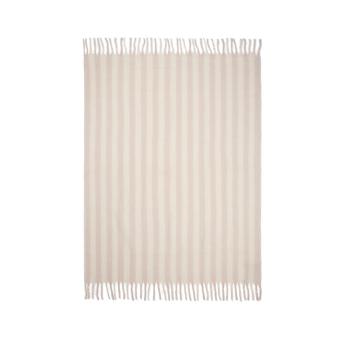 VINGA Lioro GRS wool blend blanket Fawn