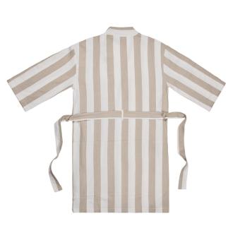 VINGA Ornos GRS hammam robe L/XL, white White, beige