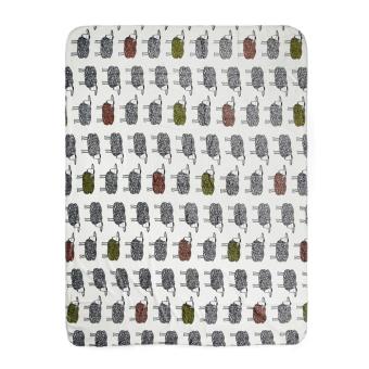 VINGA Sheep GRS recycled PET pile blanket White