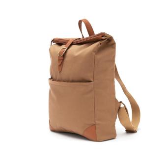 VINGA Sloane-Rucksack RCS aus recyceltem Polyester Braun