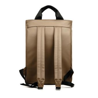 VINGA Bermond RCS recycled PU backpack Brown