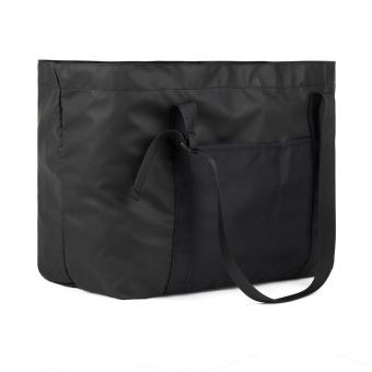 VINGA Livorno GRS recycled polyester maxi tote Black