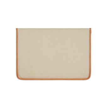 VINGA Bosler GRS recycled canvas 16" laptop sleeve Fawn
