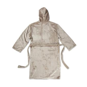 VINGA Louis luxury plush RPET robe size L-XL Convoy grey