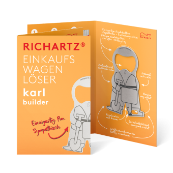 RICHARTZ® EINKAUFSWAGENLÖSER karl builder Silver