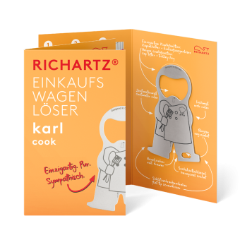 RICHARTZ® EINKAUFSWAGENLÖSER karl cook Silver