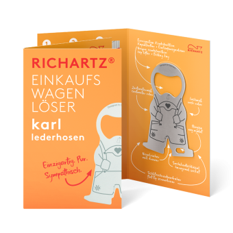 RICHARTZ® EINKAUFSWAGENLÖSER karl lederhosen Silver