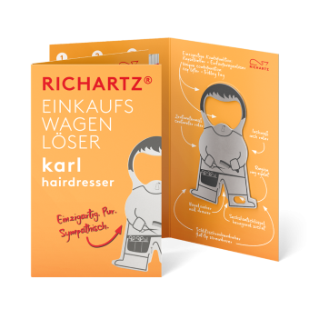 RICHARTZ® EINKAUFSWAGENLÖSER karl hairdresser Silver