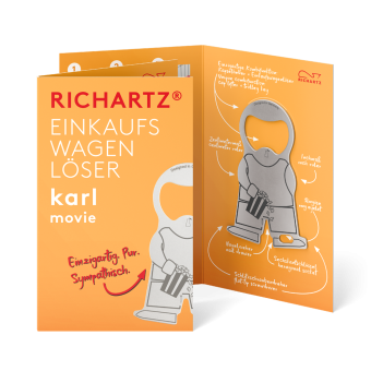 RICHARTZ® EINKAUFSWAGENLÖSER karl movie Silver