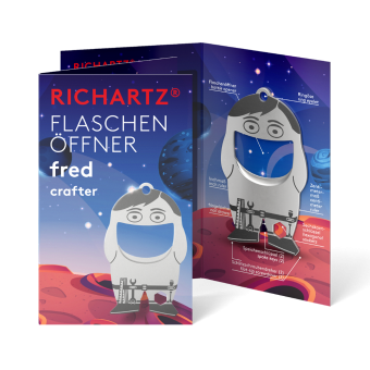 RICHARTZ® FLASCHENÖFFNER fred crafter Silver
