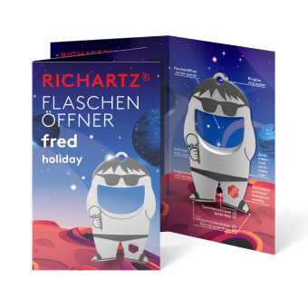 RICHARTZ® FLASCHENÖFFNER fred holiday Silver