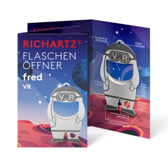 RICHARTZ® FLASCHENÖFFNER fred vr Silver