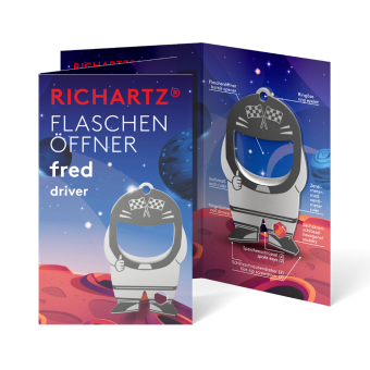RICHARTZ® FLASCHENÖFFNER fred driver Silver