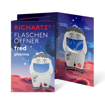 RICHARTZ® FLASCHENÖFFNER fred pharma Silver
