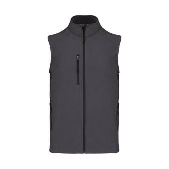 KA403 Dreilagige Softshellweste, dunkelgrau Dunkelgrau | XL