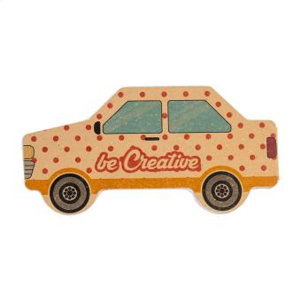 CreaStick Car Eco Individueller Haftnotizblock Natur