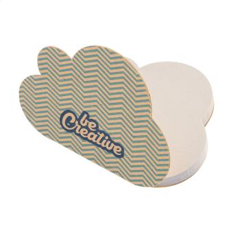 CreaStick Cloud Eco Individueller Haftnotizblock Natur