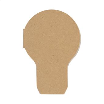 CreaStick Bulb Eco Individueller Haftnotizblock Natur