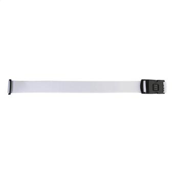 SuboStrap Lock custom luggage belt White