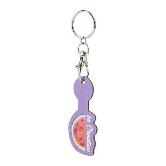 ColoShop Creative Wood trolley coin keyring Nature
